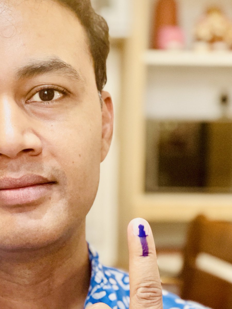 The mark... #LokasabhaElection2024