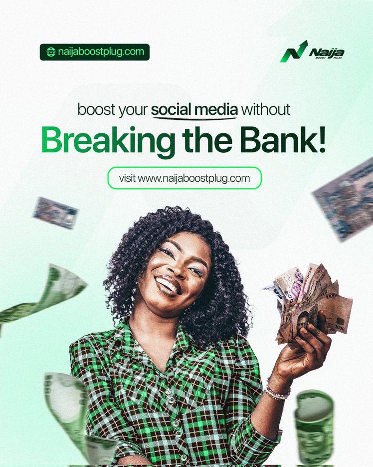 Make yourself more noticeable online and be different with #NaijaBoostPlug. Just go to naijaboostplug.com to get real Nigerian followers, likes, comments, and more, all without breaking the bank.