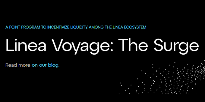 After a brief pause due to referral abuse, majority of past referral codes and registrations are no longer active, with 600K referrals removed. You might need to register again.

Join Linea Voyage: The Surge referrals.linea.build/?refCode=ccZd4…