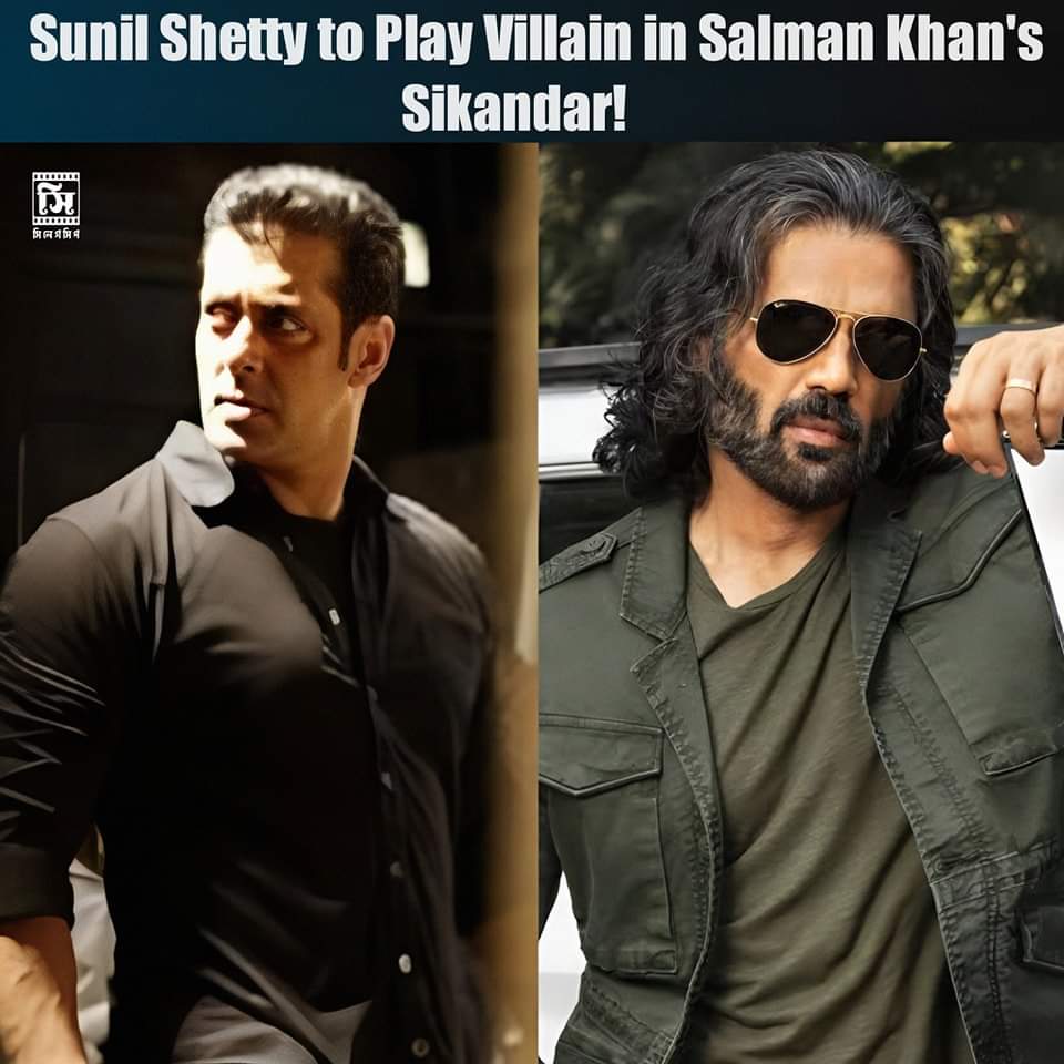 Stylish Star to play villan in @BeingSalmanKhan Movie #Sikandar Come Back @SunielVShetty Sir Both Are Good Friends Forever Ab to yai movie Super Hit Jaayegi ♥️