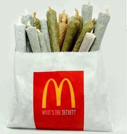 Are you eating more McDonalds or Less this year after getting high? #FridayFeeling