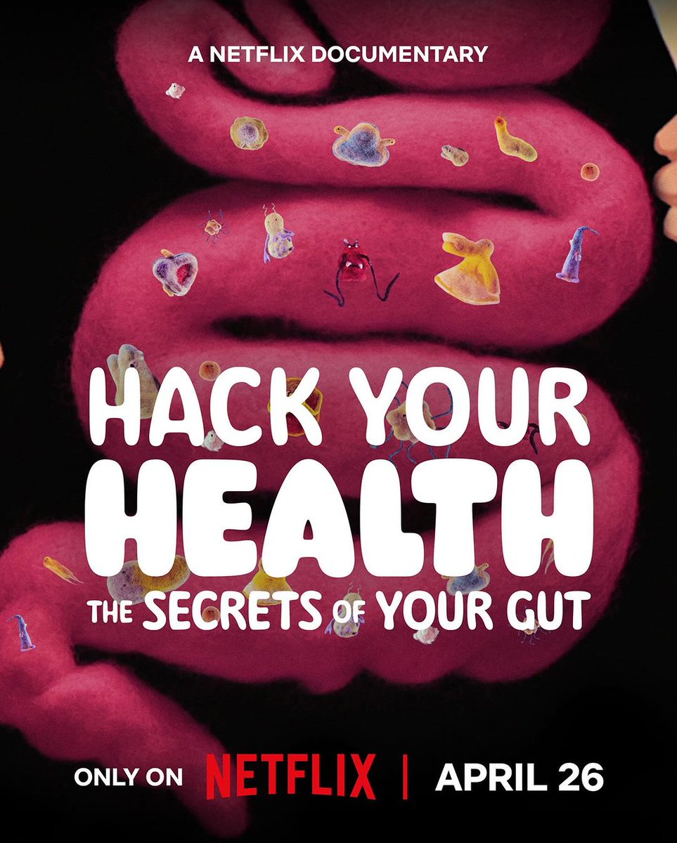 Delve into the digestive system with this lighthearted and informative documentary that demystifies the role gut health plays in our overall well-being. #HackYourHealth: #TheSecretsOfYourGut (2024) by @anjalinayar, now streaming on @NetflixIndia.