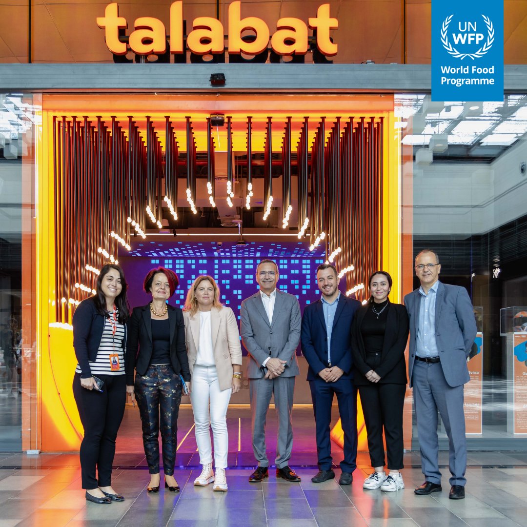Inspiring meeting today with @tomsoRodriguez and the #talabat leadership team. Two food delivery organizations focused on feeding communities/ people. Our partnership goes from strength to strength. #wfp #sharethemeal #talabat