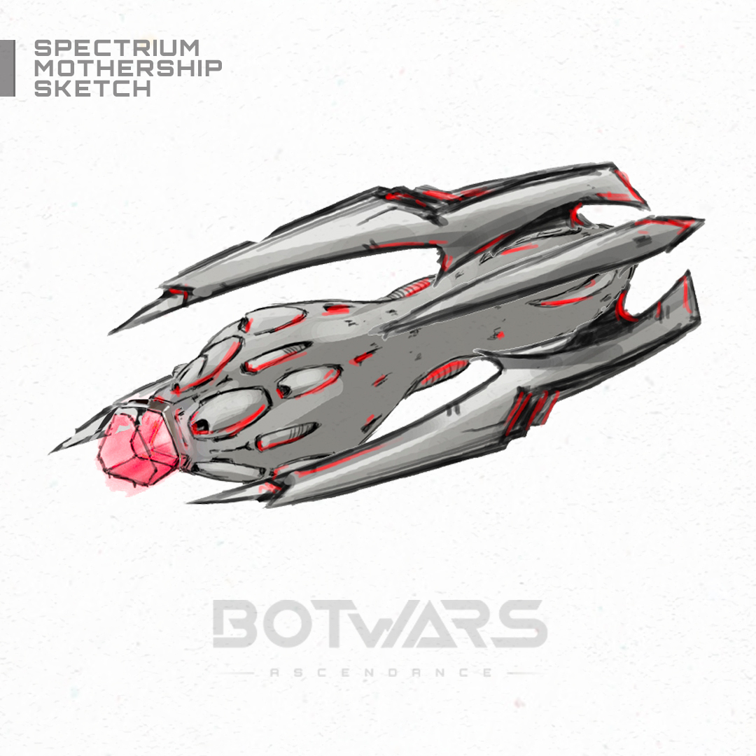 Embark on a visual odyssey with the breathtaking Spectrium Mothership concept art! 🎨 Immerse yourself in the boundless universe of Botwars Ascendance. #Spectrium #ConceptArt #BotwarsAscendance #NFTGaming #CosmicAdventure 🚀