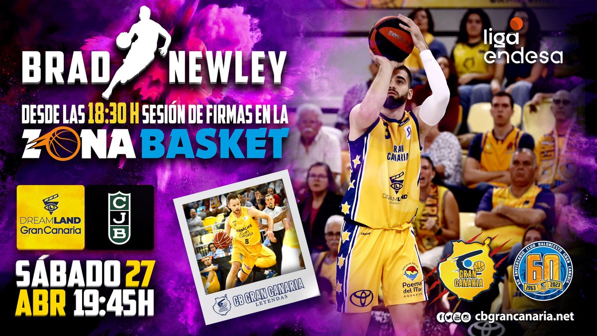 🔥 ¡Qué partidazo nos espera mañana!

▪ Nos visita un clásico como Joventut en un partido clave para el #PlayoffLigaEndesa. Además, ¡tendremos a @BradNewley con nosotros! ¿Qué más se puede pedir?

🎟 ¡Compra tus entradas! bit.ly/DGCvsJOVTickets