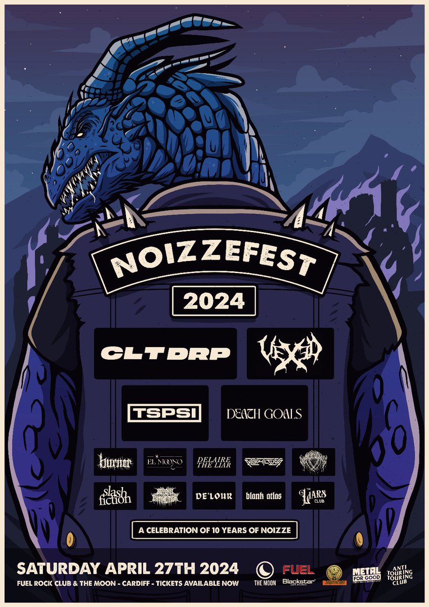 NOIZZEFEST || TOMORROW Pretty wild for us to say this but there is a low ticket warning. Grab your tickets now before it’s too late. We can’t wait to see you all. ticketweb.uk/event/noizze-f…