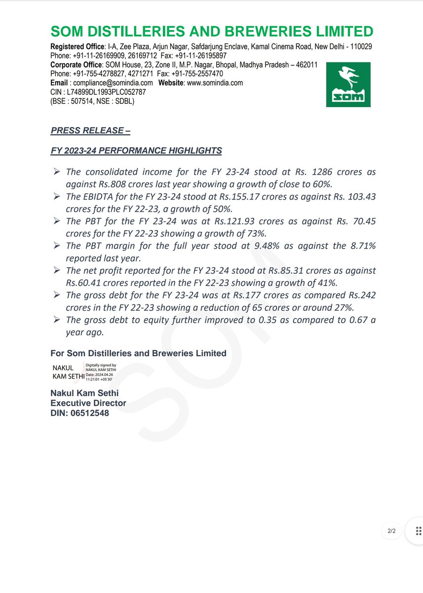 FY 2023-24 PERFORMANCE HIGHLIGHTS

#stockmarket #InheritanceTax #stocks #investing #trading  #Stocknews #Q4Results #Axisbank #SRHvRCB #Election2024 #viralvideo