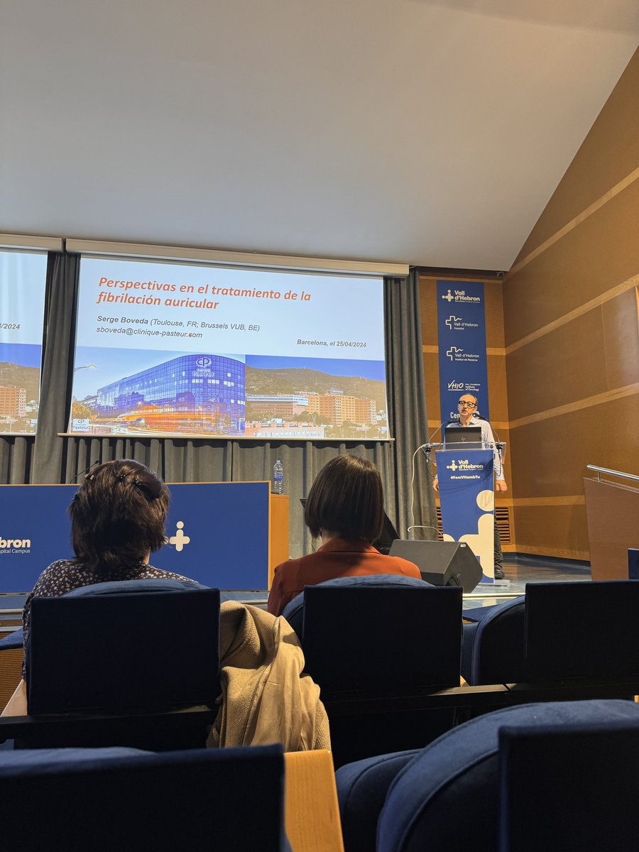Excelente sesion sobre el futuro (o presente) del tratamiento de la FA <a href="/SergeBoveda/">Serge Boveda</a>