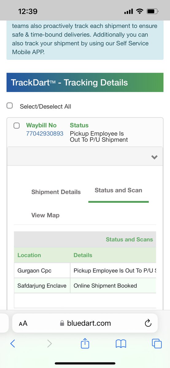 rajanbuddhdev's tweet photo. This is seriously unrealistic and pathetic that my @amazonIN shipment is picked up by @BlueDartCares on 22nd of April and till date its not even moved highly dissatisfied with the service @jagograhakjago this is not tolerable https://t.co/4BSaz2wUnr
