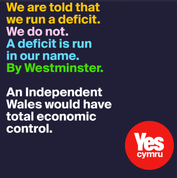 YesCymru's tweet photo. The status quo is not viable. 

An independent  🏴󠁧󠁢󠁷󠁬󠁳󠁿  Wales would have total economic control. 
#Indypendence #IndyWales https://t.co/mGnqurMsKZ