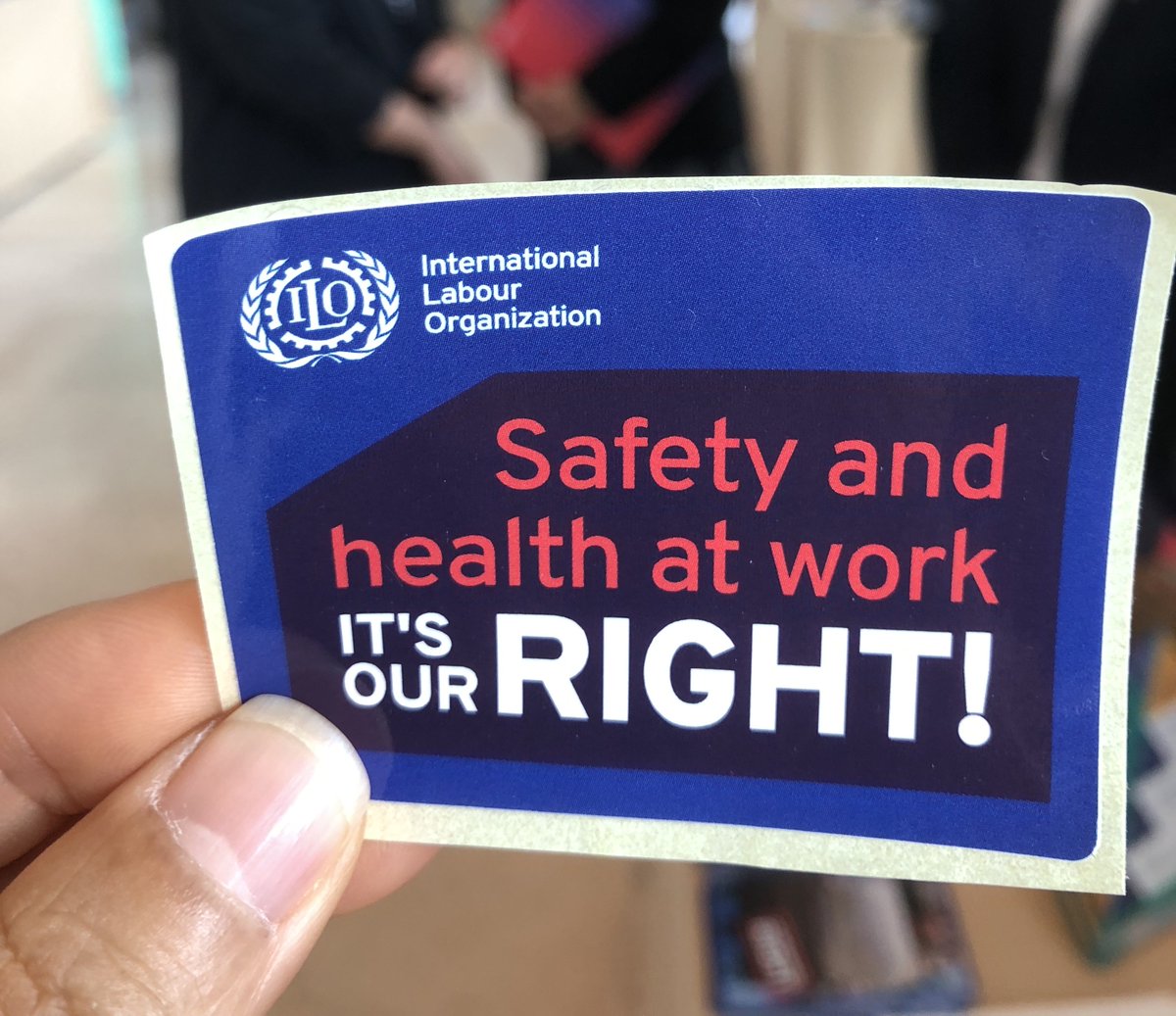 #SafeDay2024 event, held today in Bangkok, highlighted our commitment to protecting the safety and health of workers in the face of #ClimateChange Great to welcome Mr. Phipat Ratchakitprakarn, 🇹🇭Minister of Labour and everyone at the @ILO Booth!😊