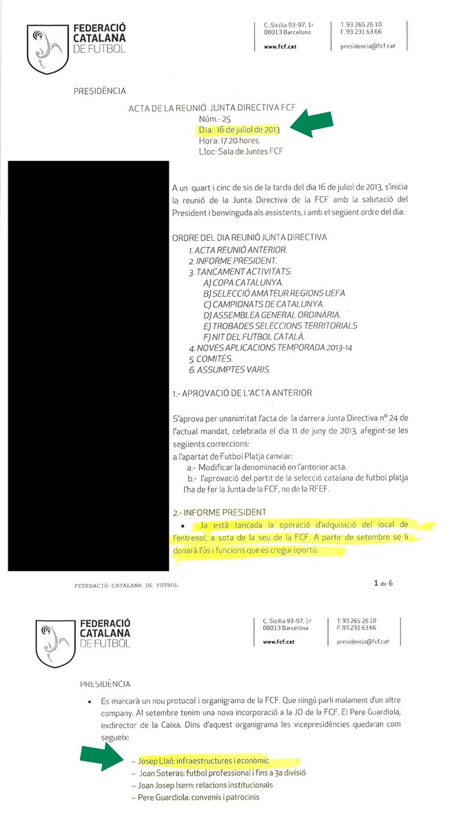 🔴 SOTERAS MENTEIX

Isern no era responsable d'infraestructures i obres de la Federació el 2018. Les falsedats de les acusacions de Soteras no només difamen la reputació d'Isern, sinó que també el deixen sense cap tipus de credibilitat

#futbolcat #futsalcat