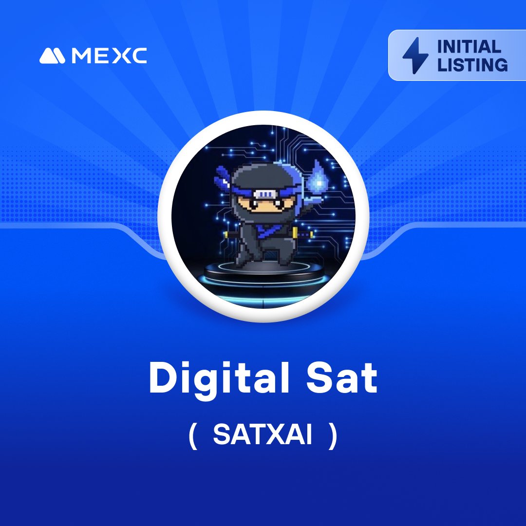 We're thrilled to announce that the @Digital_Satx Kickstarter has concluded and $SATXAI will be listed on #MEXC! 🔹Deposit: Opened 🔹SATXAI/USDT Trading in the Innovation Zone: 2024-04-26 10:00 (UTC) Details: mexc.com/support/articl…