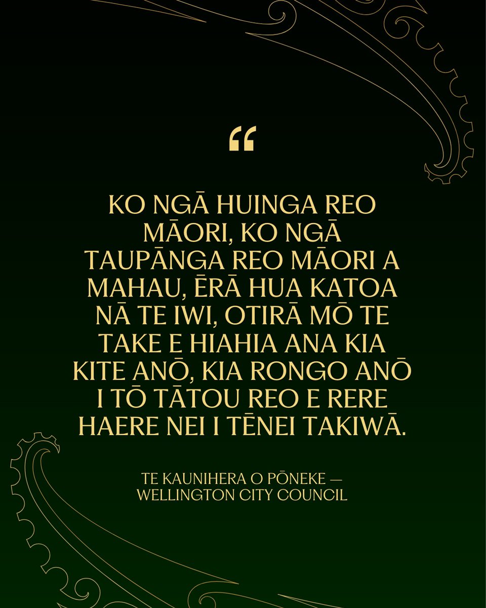 Ko Te Kaunihera o Pōneke @wgtncc te toa mō Te Tohu Rāngai Tūmatanui. 🌟 He mea tautoko nā Te Puni Kōkiri. #ngātohureomāori2024 #reomāori