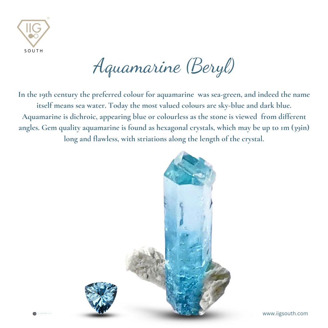 IIG SOUTH GEMSTONE Series 'AQUAMARINE'
#aquamarine
#beryl
#gemology
#gemstonejewelry
#gemstoneidentification
#gemstonecutting
#gemstonelove
#gemstonecollector
#gemstonefacts
#gemstoneeducation
#gemstoneinspiration
#gemstonecommunity #throwback
#tbt
#ootd
#selfie -
#foodie