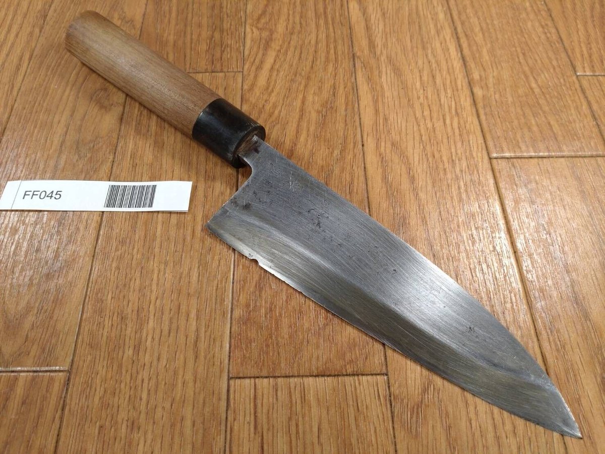 Japanese Chef's Kitchen Knife DEBA Vintage hocho OLD from Japan 162/302mm FF045
ebay.com/itm/2355365580…
#Japanesechefknife #cutlery #blades #chefknife #kitchenknife #customknife #handmadeknife #knifelife #KnifeCollection #KitchenKnives #FYP #fypシ #fypシviral