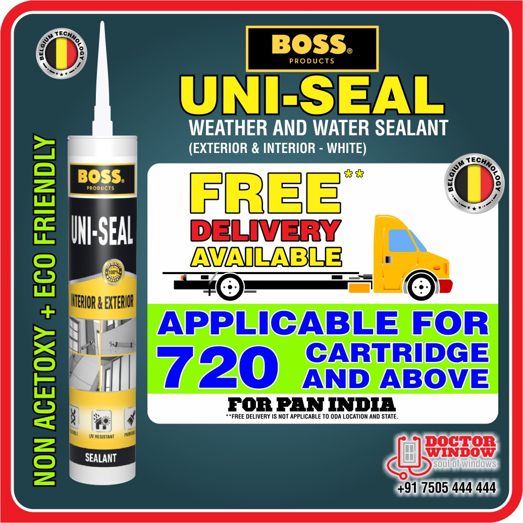 ⭐ Weiss Upvc Profile Cleaner
⭐ Glass Packer 
⭐ Boss Uni Seal (Exterior & Interior)

#pvcdoors #windowsanddoors #doorhardware #doors #casementwindows #UPVC #windows #uPVCdoors #uPVCWindows #hardware #doctorwindow #upvcpanel #soulofwindow #Mesh #serviceprovider #soulofwindow