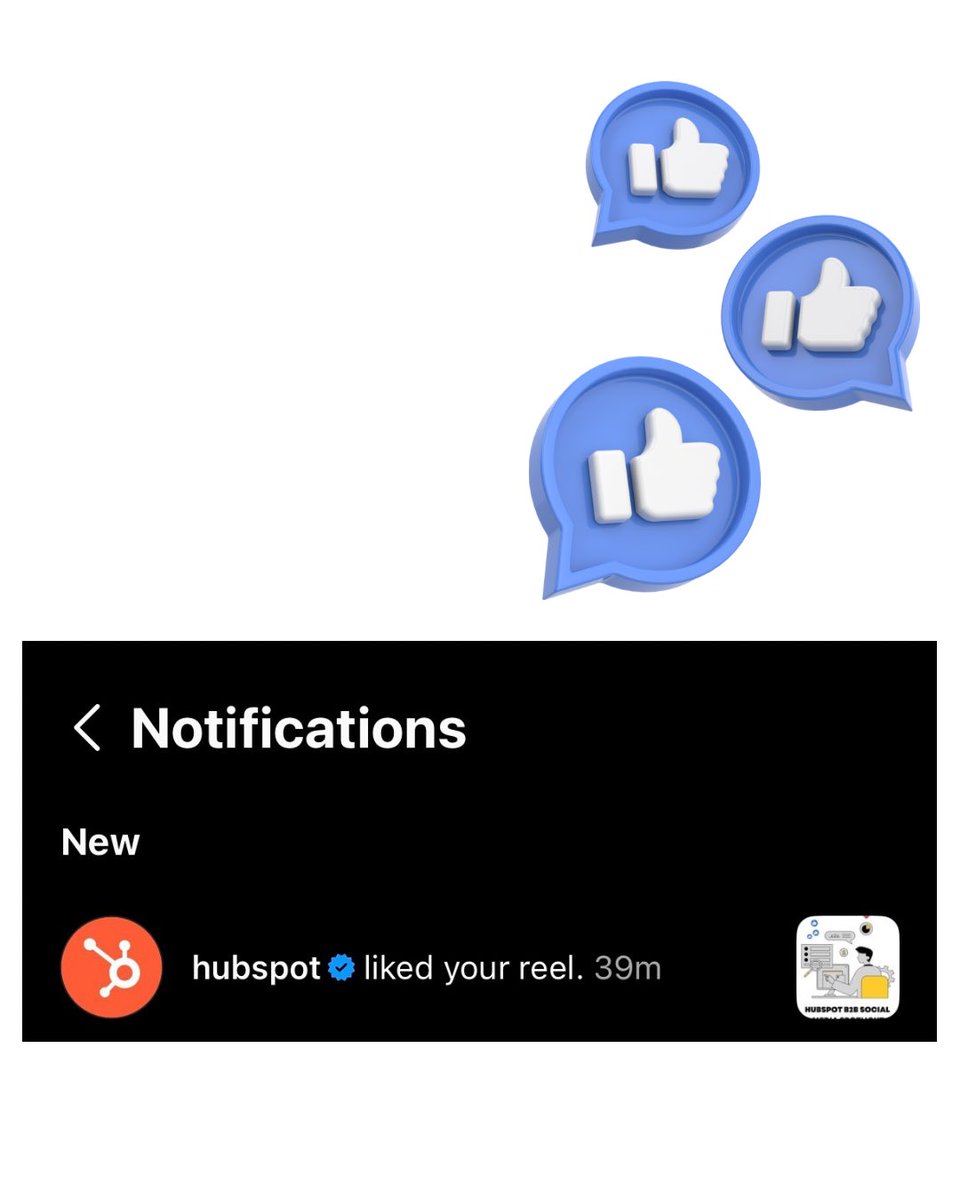 The power of social 📲

Last week, I created a post highlighting the great job @HubSpot does at creating B2B Social Media Content. 

I was surprised when I saw the official brand account like the post, an account that has nearly 600k followers!