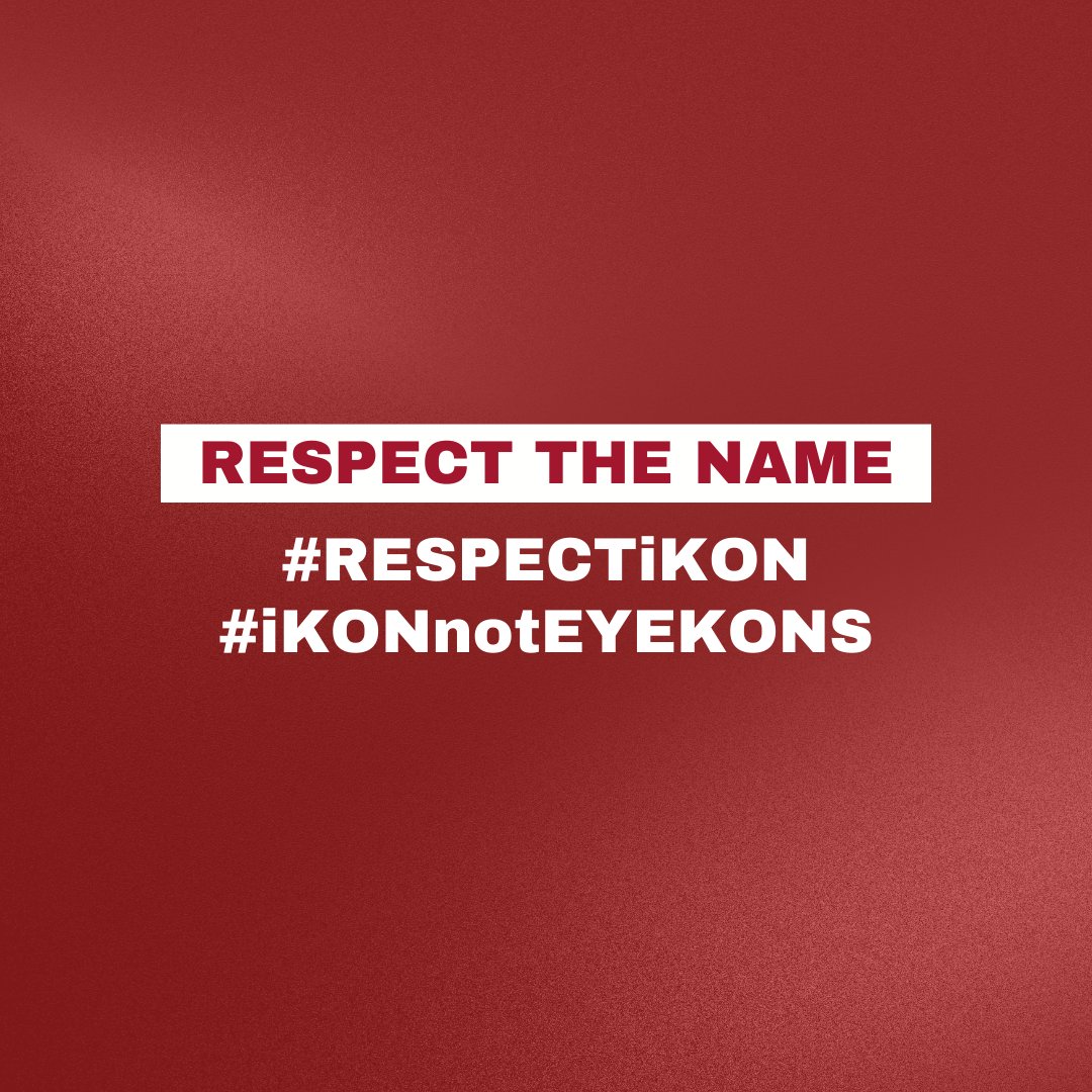 [📢] iKONICs, we are truly grateful for your dedication in continuing to fight for our stand. Let's keep going iKONICs! ✊️ Template👇 🔗 docs.google.com/document/d/1NP… Keep using the tags below. RESPECT THE NAME #RESPECTiKON #iKONnotEYEKONS #iKON #아이콘 #iKONICS