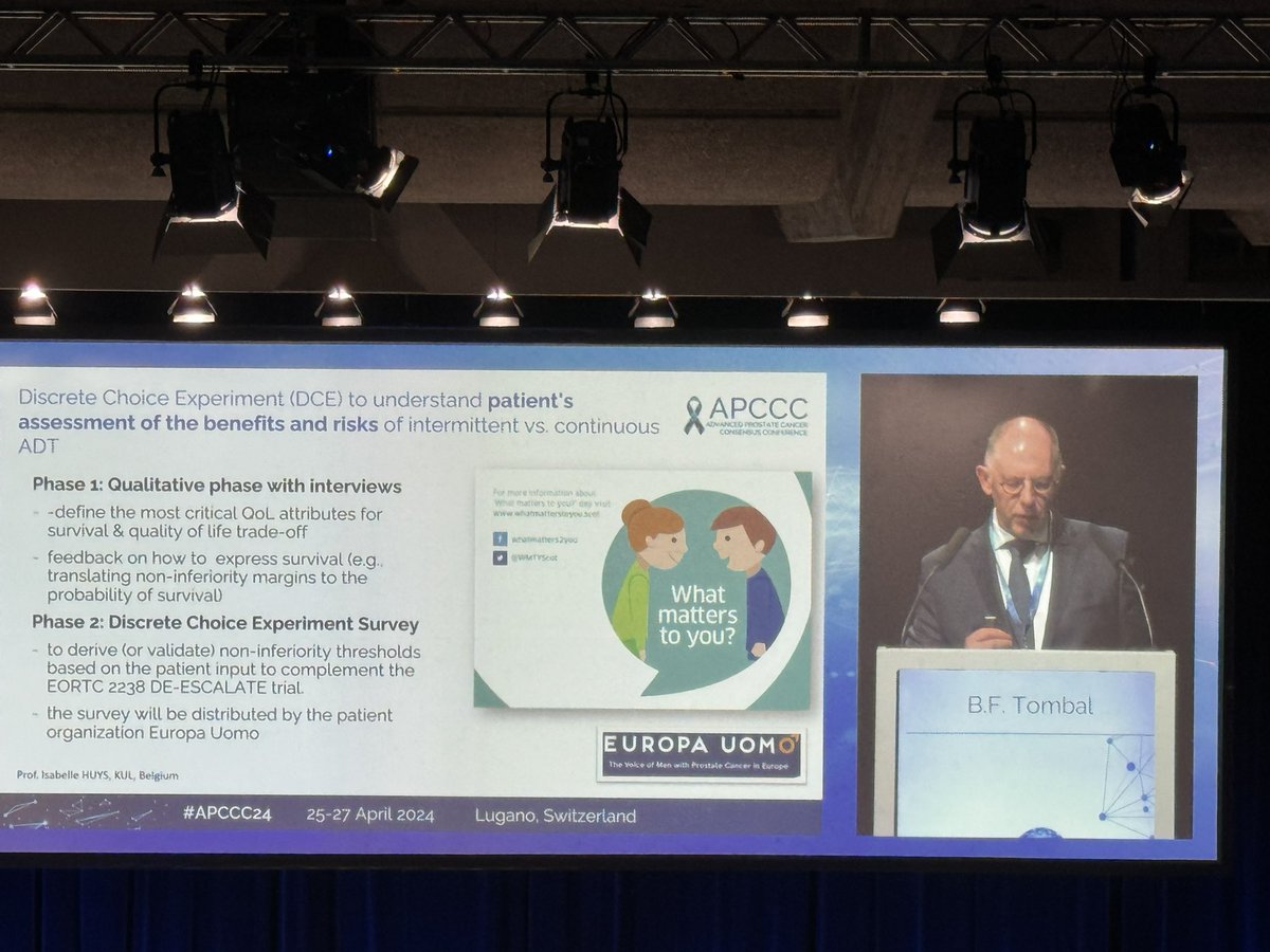 Bravo @BertrandTOMBAL for stating that QOL concerns for patients must be discussed and measured based on PATIENT input.  Until you’ve been on these agents (as I was as a young woman and pc patients are), it’s hard to understand the real issues we face.  #APCCC24 #patientadvocacy