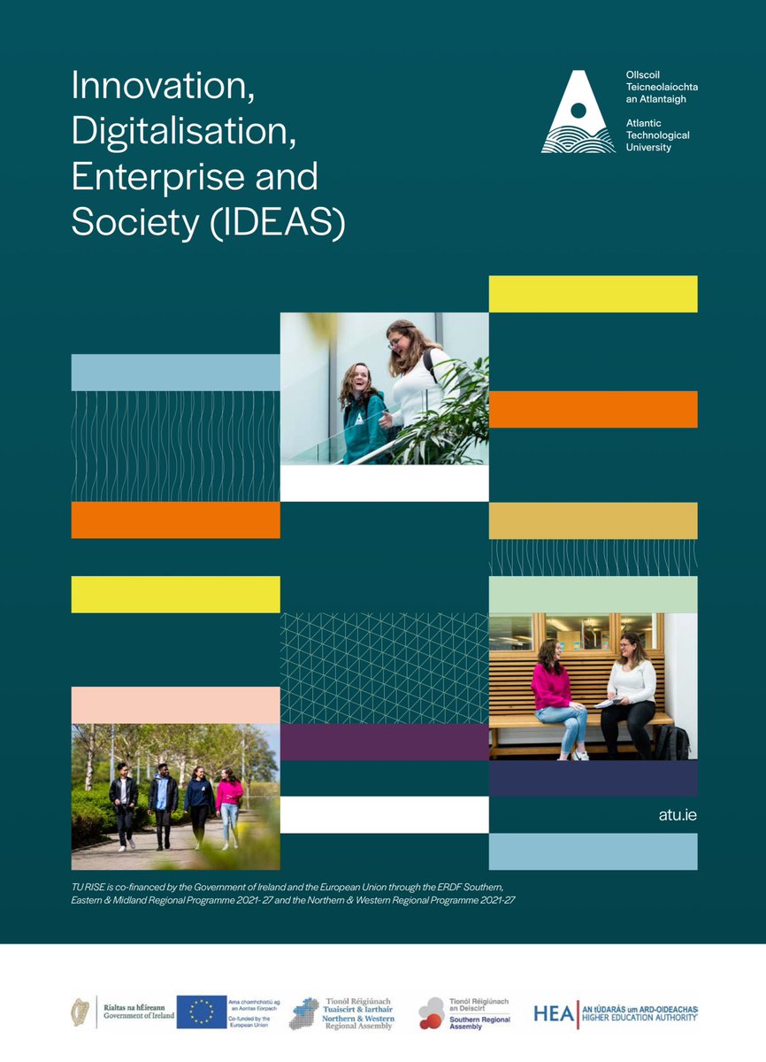 Just a few days left to apply for the EU co financed ATU programme with 12 fully-funded PhDs in Innovation, Digitalisation, Enterprise & Society (IDEAS) at Atlantic Technological University.
atu.ie/TU-RISE

#ATU
#FindAPhD
#WestisBest
#EUinmyregion