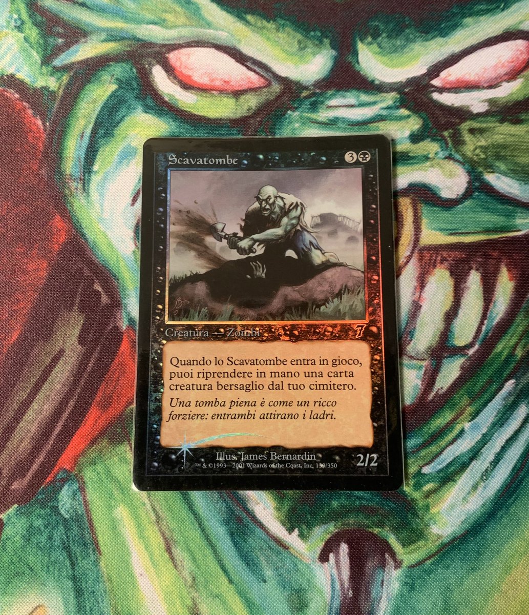 #PauperCube day 87🖤

If you have never cast this card on your kitchen table you can’t name yourself a #mtg player 

Gravedigger is an ICON and, maybe you don’t know it made a Top4 at PRO TOUR L A 1998

Adam Katz played Living Death with 4 of these and 4 Bottle Gnomes🥹
#cube