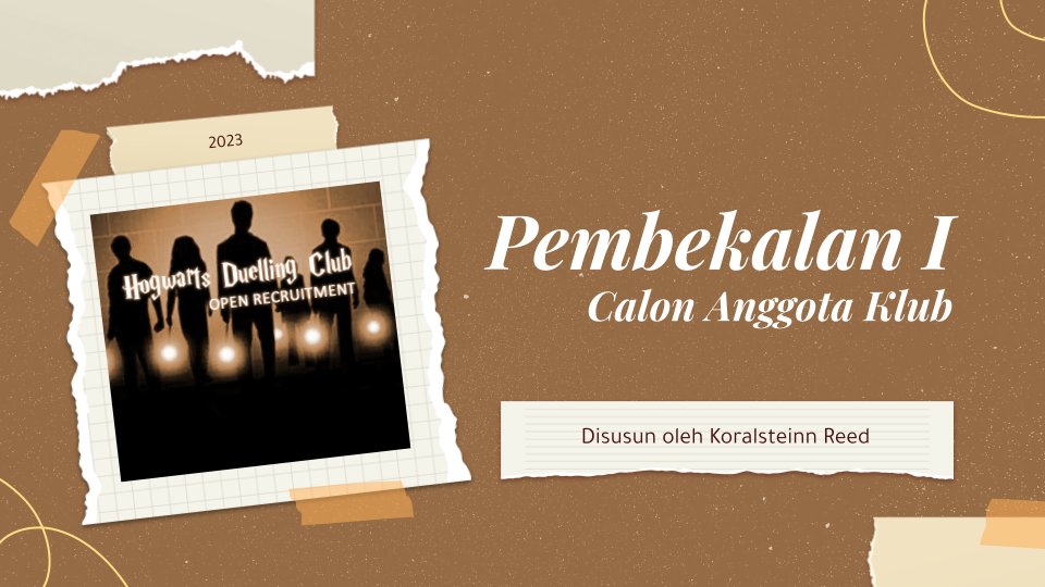 ㅤ
26 April 2024: Pembekalan I
Lokasi Ruangan Klub, Hogwarts
ㅤ