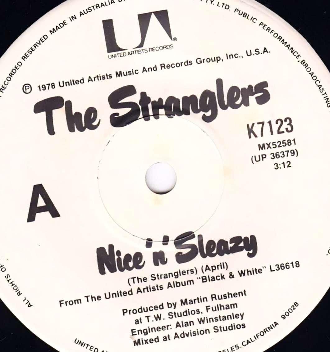 The Stranglers 
Nice ‘n’ Sleazy 

26 April 1978

@NewWaveAndPunk #thrstranglers #music #70s #records #vinylsingle #vinylcollection