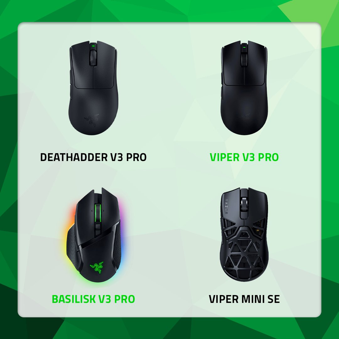 It's dangerous to go alone!

Which Razer mouse will accompany you on your adventure?