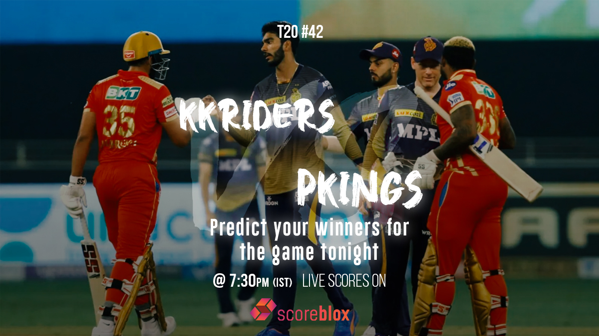 Kolkata KnightRiders face the Punjab Kings tonight at Eden Gardens. 
Will Punjab win today ? 

Live on Scoreblox.
Download the App now.
#IPL2024 #IPL #India #Cricket #Prediction #TataIPL #scoreblox #KKRvsPBKS  #KKRvPBKS
@KKRiders
@PunjabKingsIPL
@ShreyasIyer15
@SDhawan25