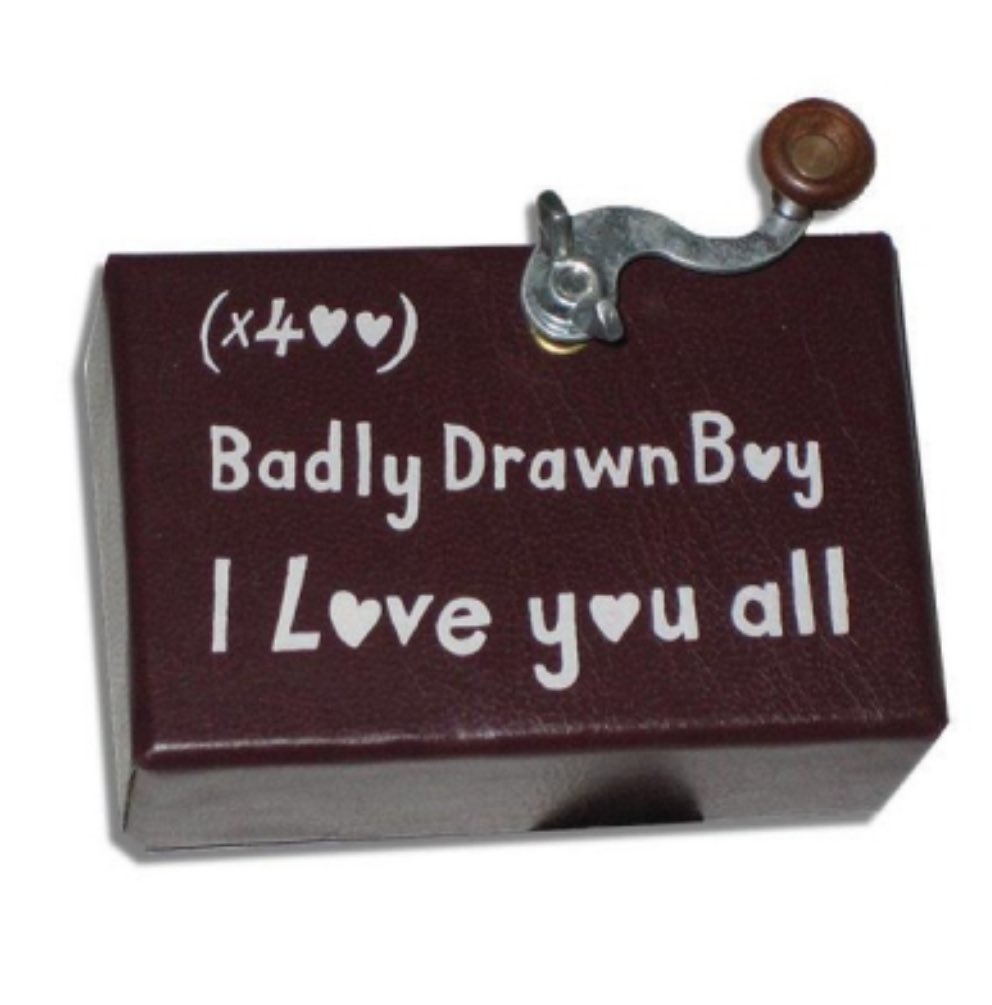 Promotional Item Badly Drawn Boy 1998 Music Box promo for I Love You All. designed by Ric Myers Added 28th March 2014 by Michael Anthony Barnes-Wynters #badlydrawnboy #ricmyers