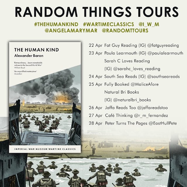 Delighted to join the #BlogTour today to share my #BookReview of #TheHumanKind by Alexander Baron @I_W_M @angelamarymar @RandomTTours #WartimeClassics jaffareadstoo.blogspot.com/2024/04/blog-t…