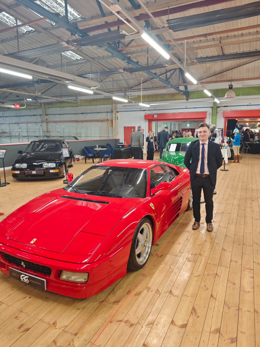 SAFE AND SOUND FUNDRAISER I had a fantastic evening at the Safe and sound Derby charity fundraising race night with @ASollowayUK at the Great Northern Classics Derby. Safe to say the 1991 red Ferrari was without a doubt my favourite motor! We💙Derby