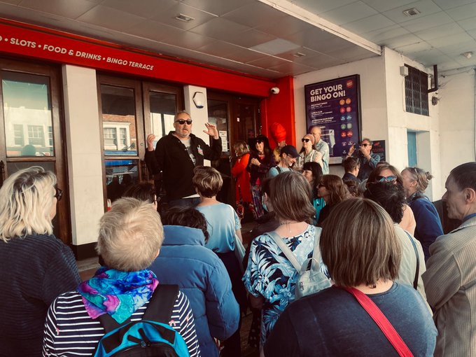 Geoff Simmons (@summerstown182) on Twitter photo IT'S BACK! In the merry month of May #AllYouNeedIsPeaceLoveAndFlowerToThePeople 'The Tooting Magical Musical History Tour' #SunflowerCafe <a href="/CarerWandsworth/">WandsworthCarers</a> Sat 4 May AND ON THE STREETS Fri 31 May #WandsworthHeritageFestival <a href="/Better_WHS/">Wandsworth Heritage Service</a> <a href="/wandbc/">Wandsworth Council</a> BOOK HERE tootingmusictour.eventbrite.co.uk IT'S BACK! In the merry month of May #AllYouNeedIsPeaceLoveAndFlowerToThePeople 'The Tooting Magical Musical History Tour' #SunflowerCafe <a href="/CarerWandsworth/">WandsworthCarers</a> Sat 4 May AND ON THE STREETS Fri 31 May #WandsworthHeritageFestival <a href="/Better_WHS/">Wandsworth Heritage Service</a> <a href="/wandbc/">Wandsworth Council</a> BOOK HERE tootingmusictour.eventbrite.co.uk