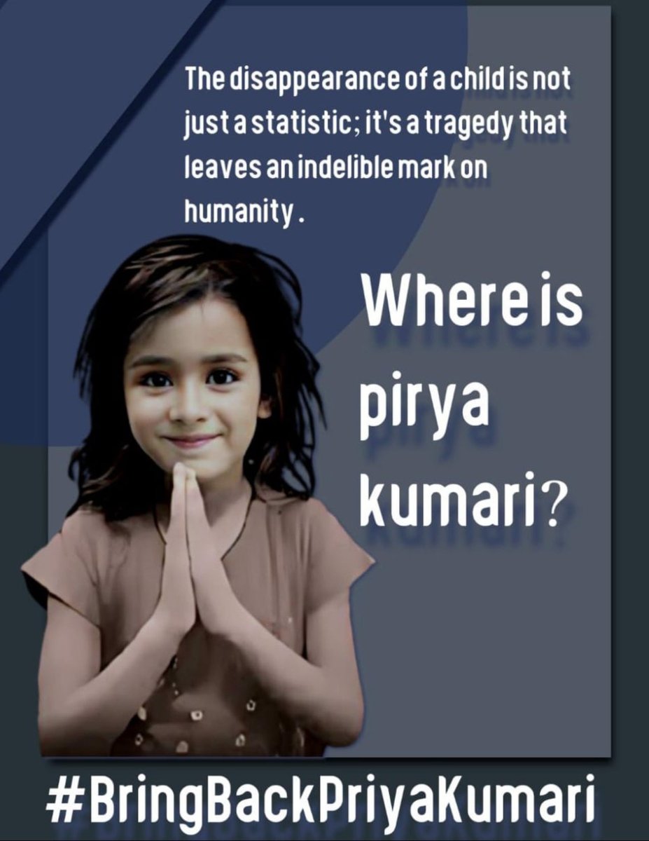 Hey @elonmusk, hope you're doing well! I wanted to bring to your attention a pressing issue. A 7 years girl named Priya Kumari has gone missing in Sindh Pakistan and her family is desperate to find her. As a influential figure, 1/2

#BringBackPriyaKumari 

@elonmusk