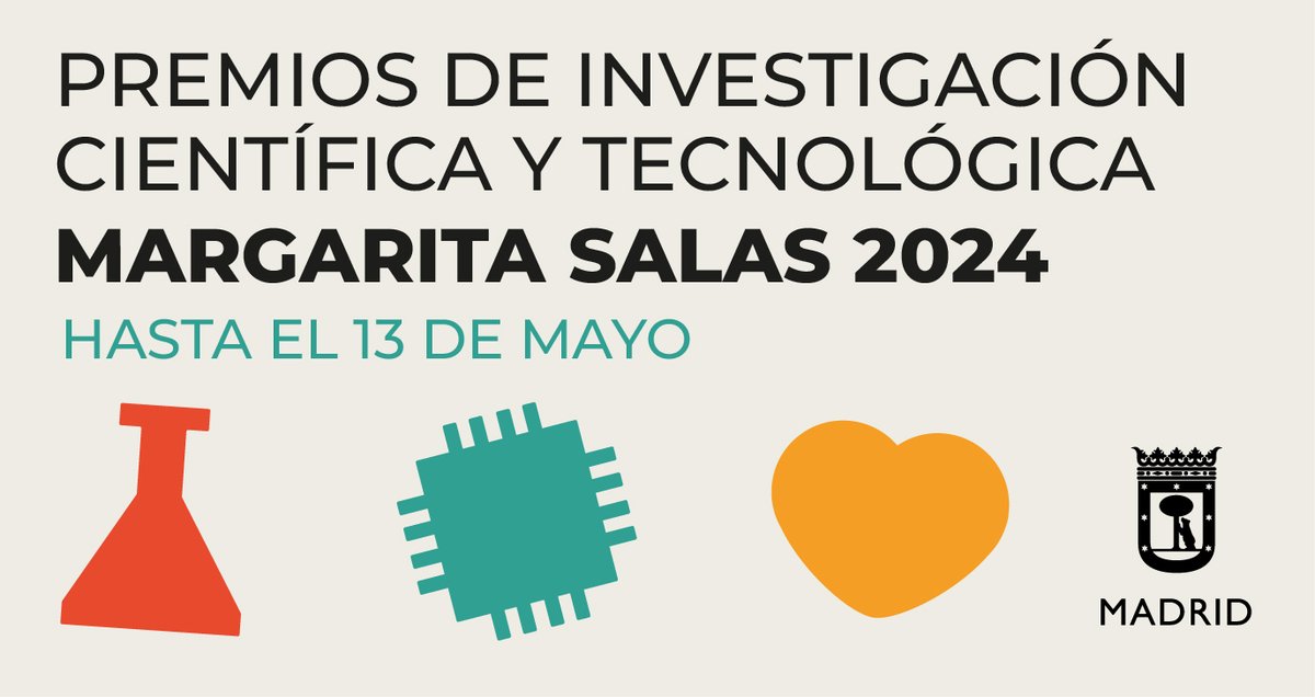 IV edición premios tesis doctorales en Madrid: excelencia científica, interés, repercusión y aplicaciones prácticas de la investigación 👩‍🔬 🏆PREMIOS MARGARITA SALAS 2024 📲madridinnovation.es/iniciativas/pr…