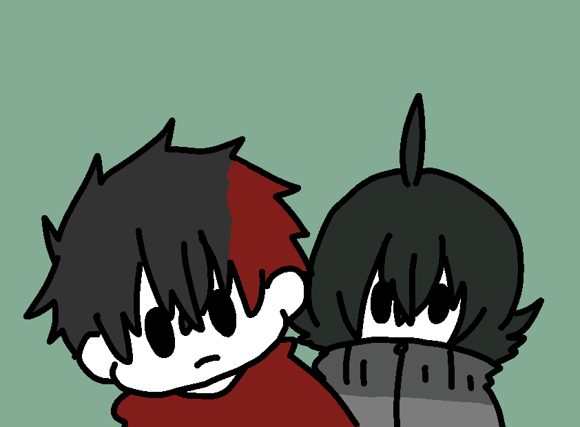 「先輩と後輩」|絨毯🍗のイラスト