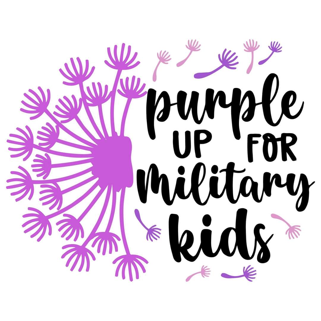 Today is Purple Up Day and we want to celebrate military children by wearing purple. Show us your support! Join us by wearing purple and post a photo in the comments. 💜 #motmc  #PurpleUpDay #armedforceshelensburgh
