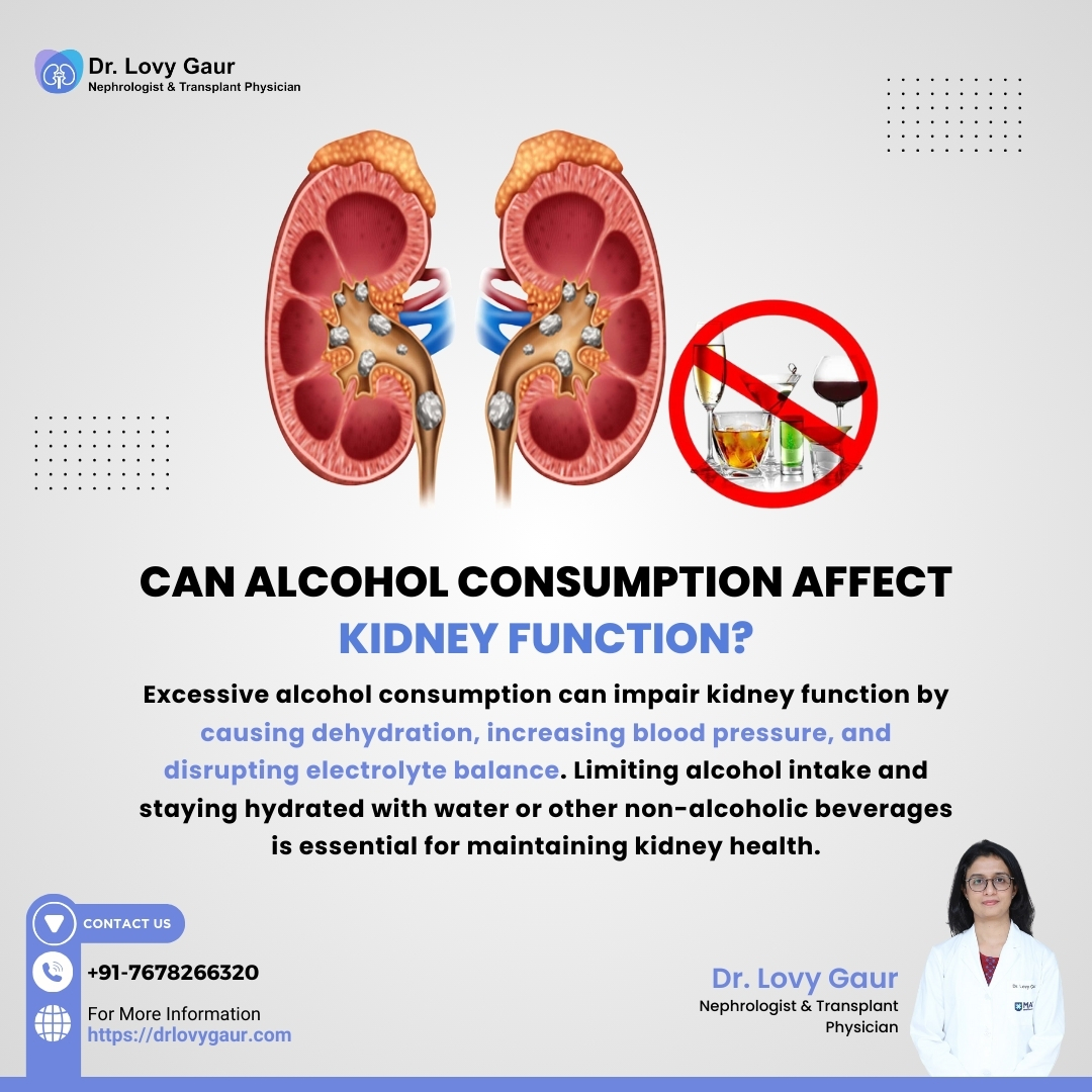 Limiting alcohol intake and staying hydrated with water or other non-alcoholic beverages is essential for maintaining kidney health.
#PatientCare #everyone #ghaziabad #kidneytransplant #ChronicKidneyDisease #Delhi #EveryoneFollow #RenalHealth #NephrologyCare #KidneyHealth