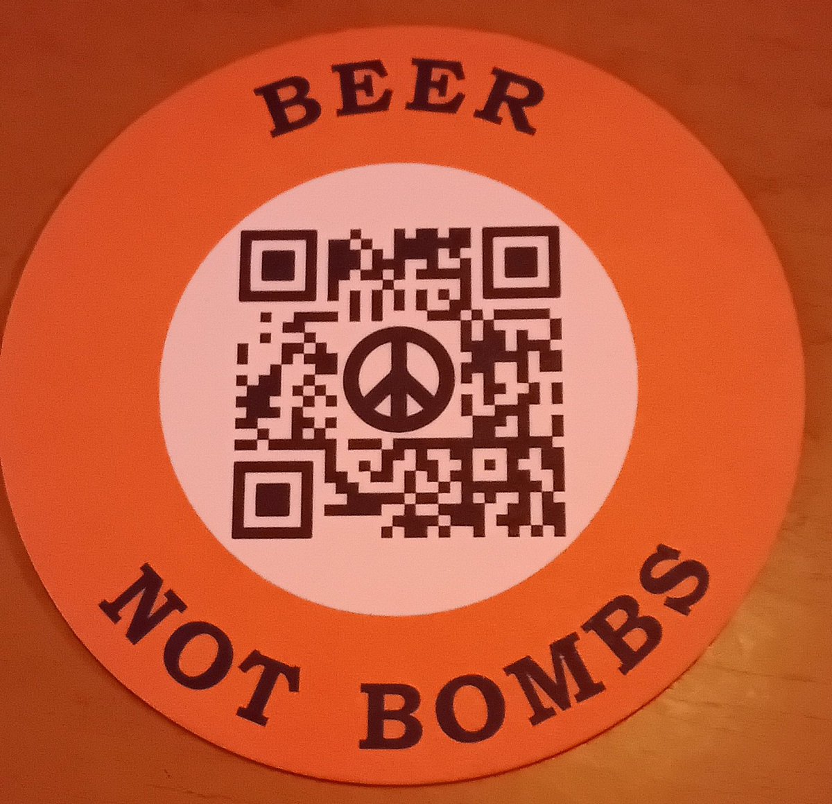 Beer Not Bombs at #PoemsNotBombs earlier, @stowtradeshall Walthamstow