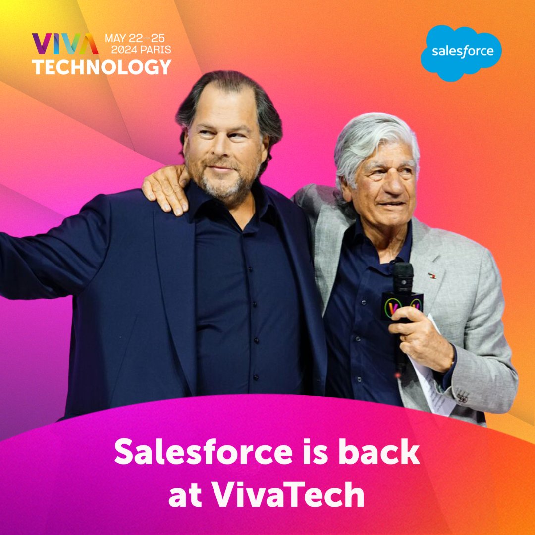🚀<a href="/salesforce/">Salesforce</a> is back at #VivaTech with their latest solutions in AI for business!

From Data #Cloud &amp; Einstein AI to Slack &amp; Tableau Pulse, discover how they’re supercharging productivity, reducing costs, &amp; delivering amazing customer experience at the AI Avenue by Salesforce!
