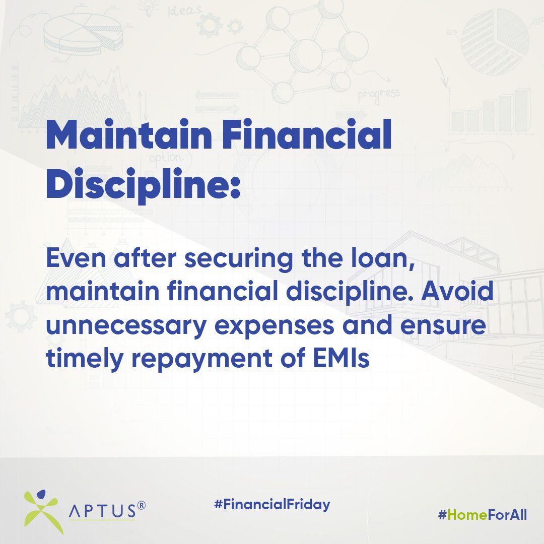 Consistency is key to achieving your financial goals. Stay focused, stay disciplined, and try not to miss out on your EMI payment, and watch your dreams unfold.

#financialfriday #homeforall #aptus #AptusIndia #goals #smartgoals #businessfinance #hasslefreeloans #smeloans