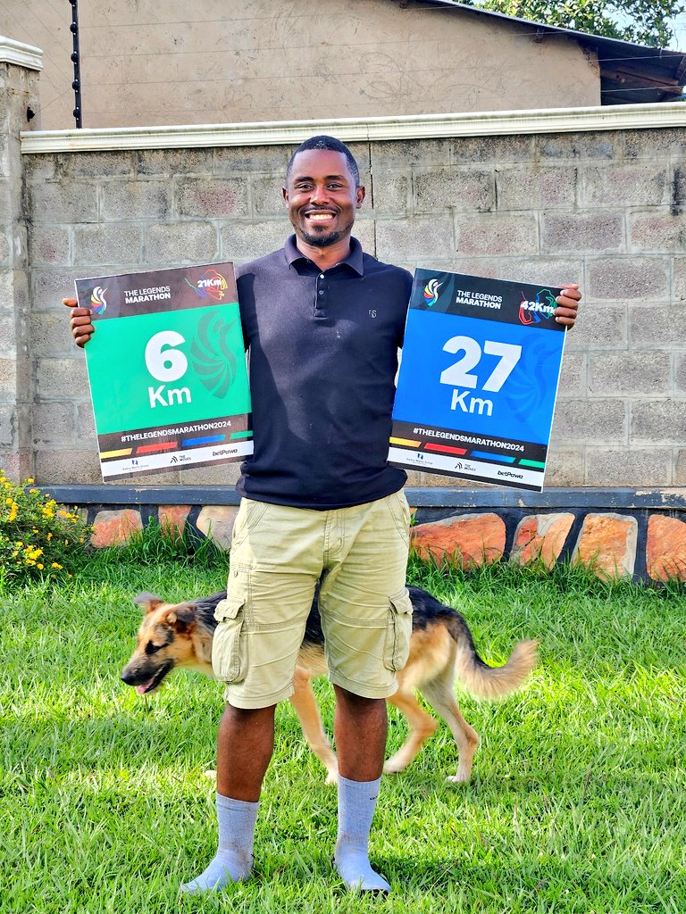 Last Sat. The AFTER! After the inaugural @LegendzMarathon, the months, weeks & days of anxiety, pressure, fear self-doubt but, finally, conviction & Ugandans support winning. Phew! 😄 We will know more abt the next steps b4 the next edition, for now though, it's @KyambogoRun 💪🏾
