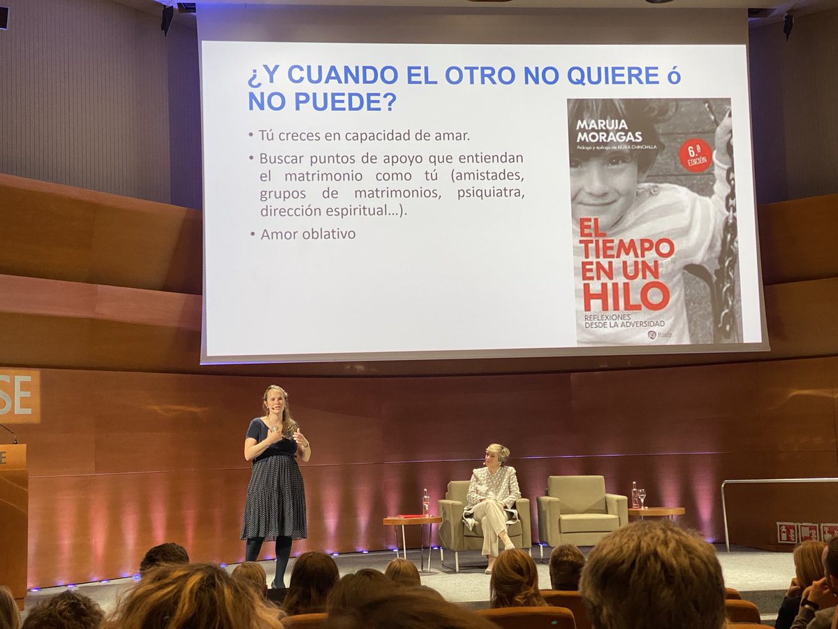 xbalaguev's tweet photo. Fantástica jornada la vivida ayer en el #IESE in memoriam Maruja Moragas. Conducida por la Dra. Nuria Ferrer Chichilla y Nuria Chinchilla sobre el matrimonio: nuestra primera empresa https://t.co/9KHi6kQpAB
