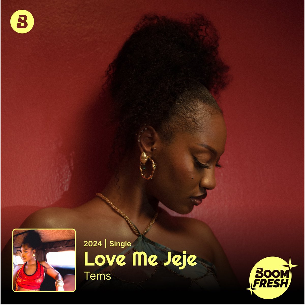 The amazing @temsbaby gives us some old-school love with #LoveMeJeje! 💘🪩 Listen to this song on Boomplay! ➡️ Boom.lnk.to/TemsLoveMeJeje #BoomFresh #NewMusicFriday #HomeOfMusic