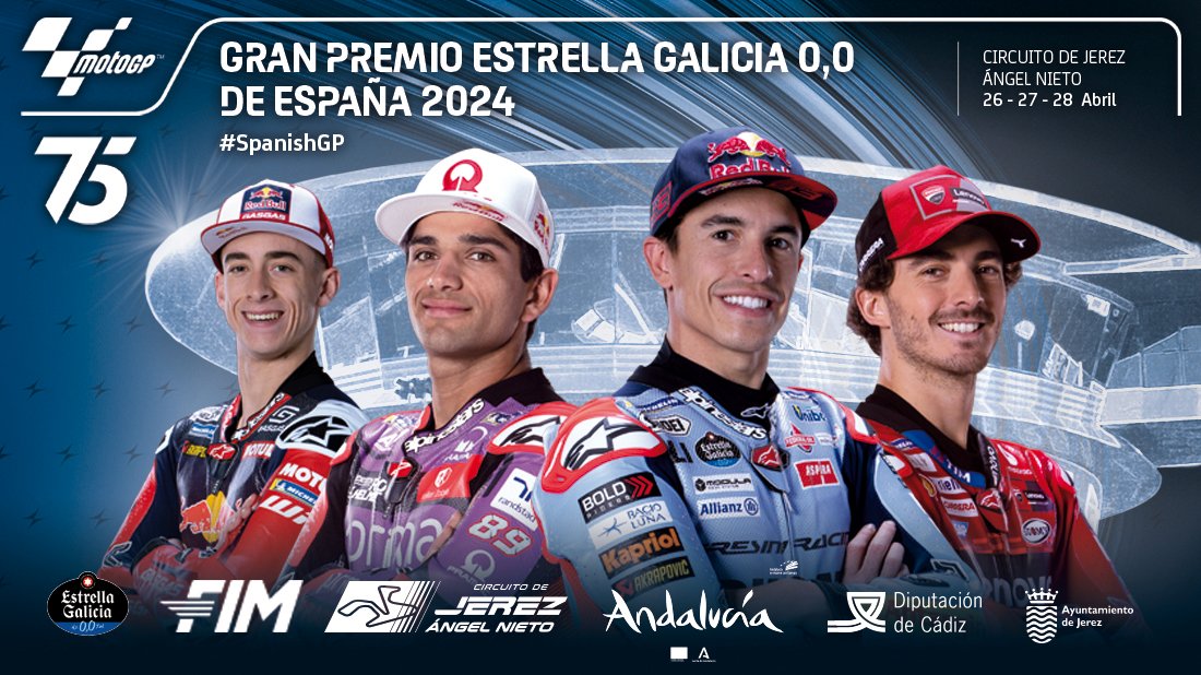 Se inicia el fin de semana del #GranPremio de España de #Motos en Jerez ¡A disfrutarlo!