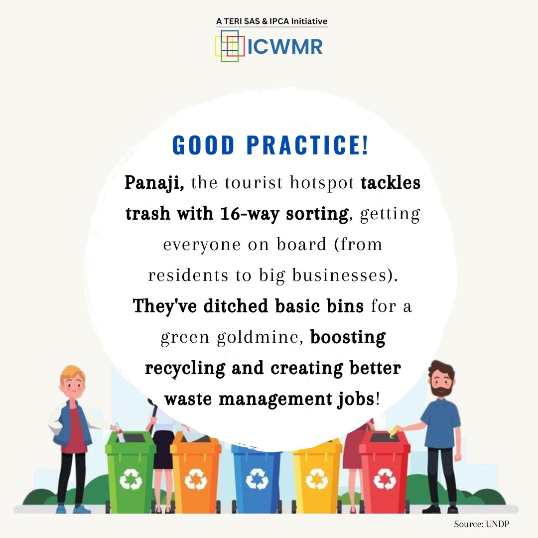 This innovative segregation process leads to efficient recycling & resource recovery, eliminating landfill reliance.
What are your thoughts on this?
#WasteManagement #Panaji #SolidWasteManagement #SWM #India #ICWMR #TERISAS #IPCA #sustainability #solidwaste #recycle #environment