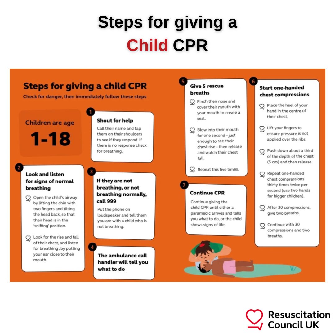 There are key differences when giving CPR to a child vs a baby. ♥️

#CPRSavesLives #awareness #parentingtips #savelives #lifesupport