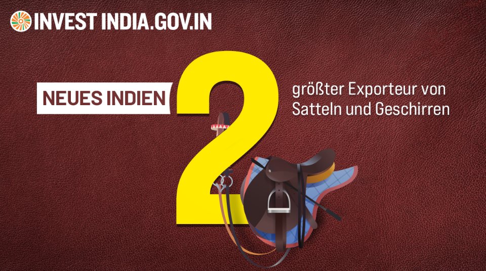 Handwerkskunst von #NeuesIndien macht weltweit Eindruck. Die jährl. Produktion von ~3 Mrd. Sq. Ft. an #Leder, mit Export v. Lederprodukten in die #USA, #Deutschland, #Frankreich und #Spanien. Mehr: bit.ly/II-Leather #InvestierenInIndien #Lederindustrie @gurleenmalik