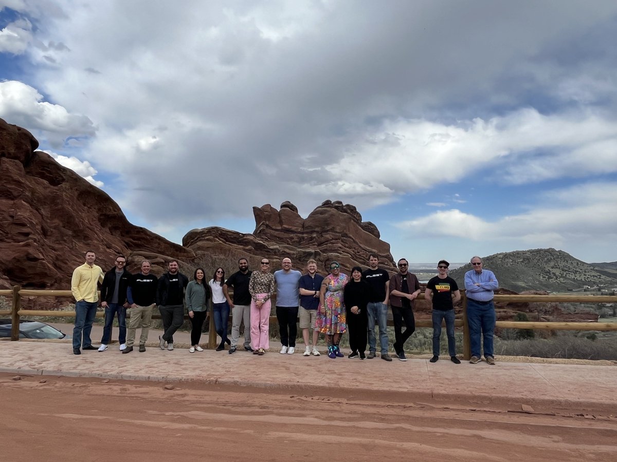 This week, @fleetspace’s Americas crew gathered in Denver for workshops and adventures. From Red Rocks Amphitheatre to the Lyrid meteor shower, and deep-dive presentations on geophysics and exploration, our global team is pushing boundaries on our journey to the stars. #AdAstra